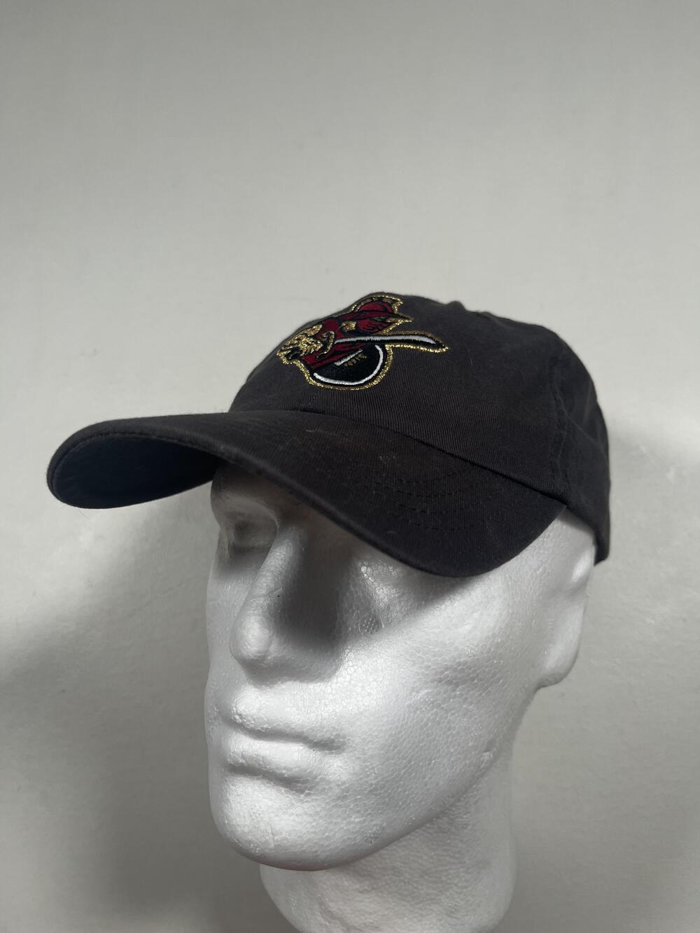 Gwinnett Gladiators Hat Cap Strap Back Mens One Size Black ECHL Hockey Team